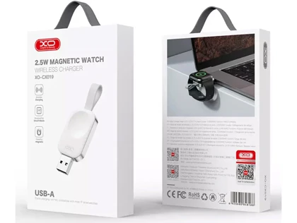 شارژر بی سیم مگنتی اپل واچ سری 1، 2، 3، 4، 5، 6 و 7 با توان 2.5 وات ایکس او CX019