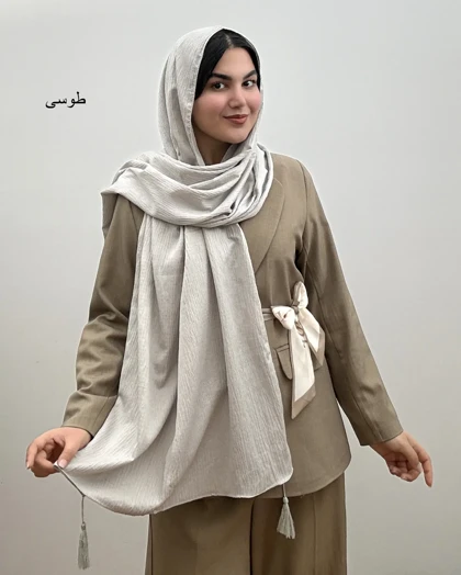 شال نخی دخترانه مدل دلینا