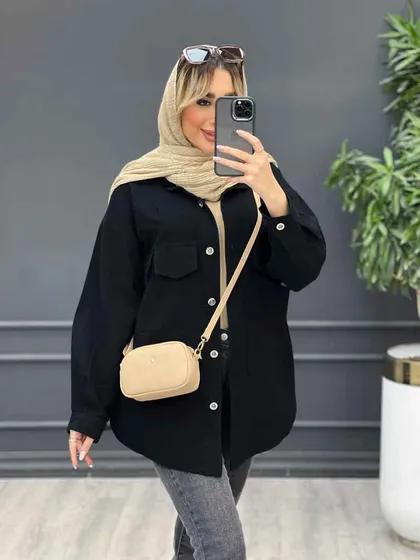 مانتو لینن سه جیب