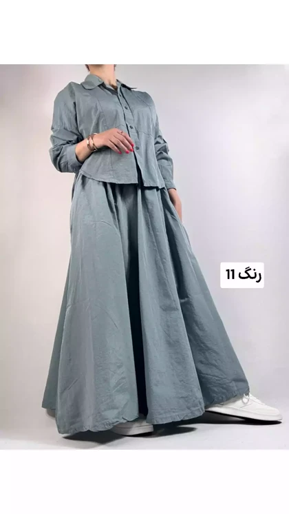 ست شومیز دامن قواره دار زنانه 664089