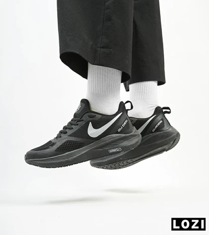 کفش کتانی مردانه و زنانه مشکی خاکستری Nike guide 10