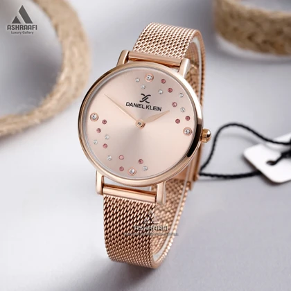 ساعت دنیل کلین بند حصیری Daniel Klein DK.1.12758.2