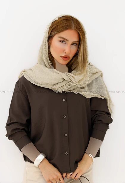 شومیز زنانه پری باکسی کد1006425
