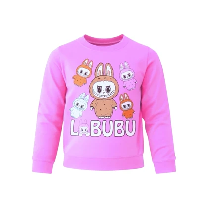 ست سویشرت آستین بلند و شلوار راحتی دخترانه مدل لبوبو PJ1381