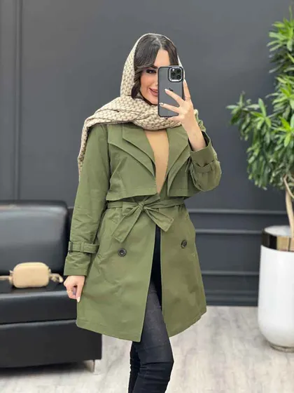 بارانی یقه دوبل