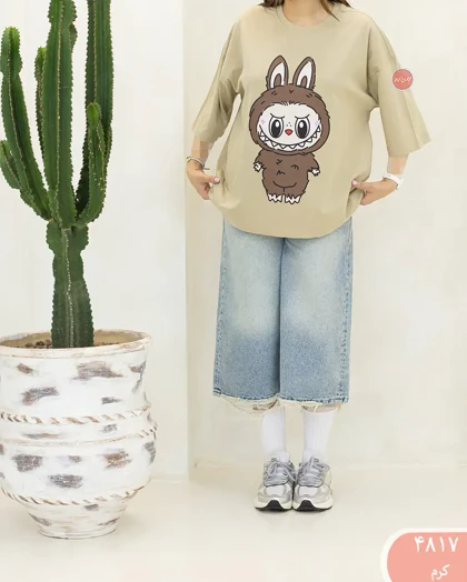 تیشرت باکسی لبوبو 4817