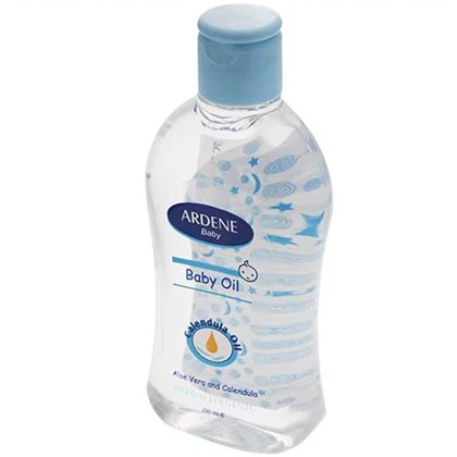روغن بچه آردن مدل Baby Oilحاوی آلوئه ورا و کالاندولا حجم 200ml