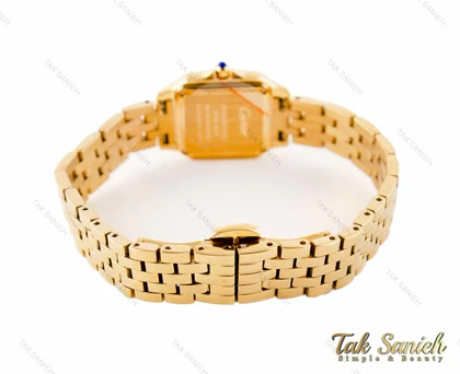 ساعت مچی کارتیه پنته زنانه طلایی اسمال Cartier-3222-L