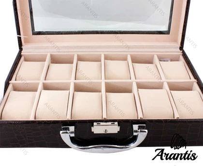 جعبه با 12 جایگاه نگهداری ساعت مچی مدل w-m-7583