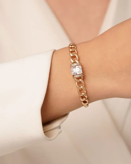 دستبند النگویی کارتیر و جواهر ژوپینگ