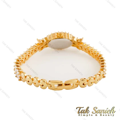 ساعت رویال کرون زنانه فول نگین مجلسی طلایی Royal-4500-L