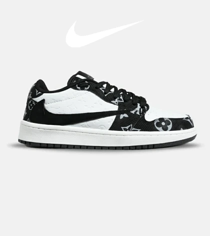 کفش کتانی مردانه و زنانه NIKE LOUIS VUITTON x travis scott مدل 6646