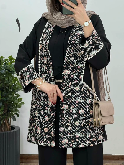 مانتو مجلسی سوزندوزی مهزاد