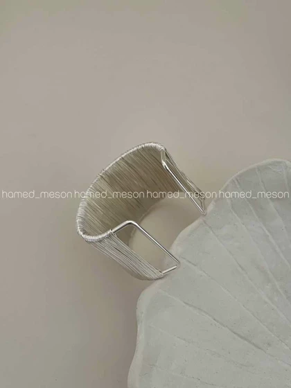 دستبند پهن شیاردار