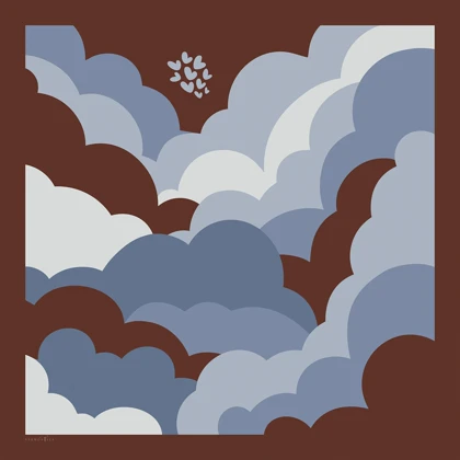 روسری ساتن ابریشم ابرا