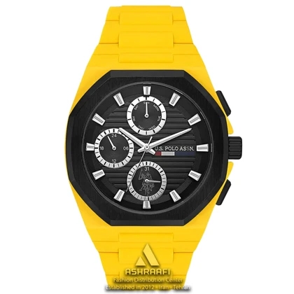 ساعت یو اس پولو زرد U.S. Polo Assn. USPA1103-06