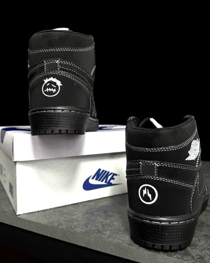 کتانی جردن تراویس ساق‌دار بلک فانتوم