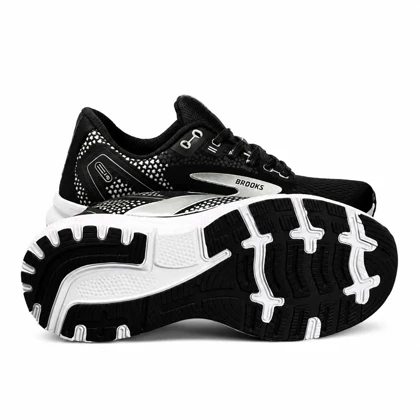 کفش کتانی رانینگ مردانه بروکس مشکی Brooks Chost