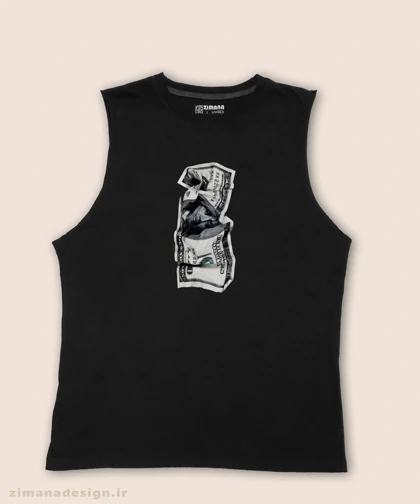 تاپ مردانه و زنانه طرح اسکناس دلار کد 959