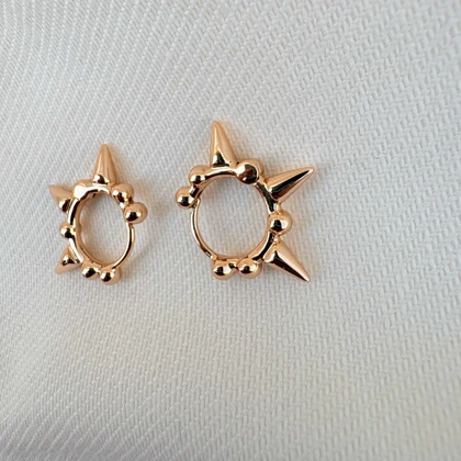 گوشواره میخی طرحدار ژوپینگ