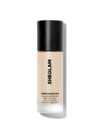 کرم پودر مات و تنفس‌پذیر شیگلم مدل Complexion Pro Long Lasting Breathable Matte Foundation