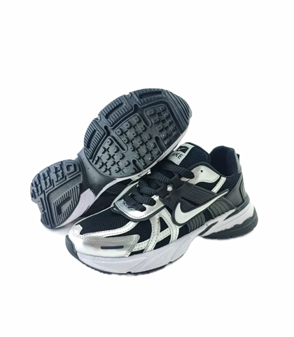 کفش اسپرت مردانه برند نایکی nike مدل وی تو کی V2K مشکی نقره ای کد 705