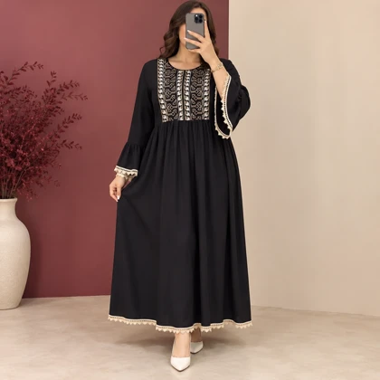 پیراهن هندی گلدوزی ماهورا کد 6044