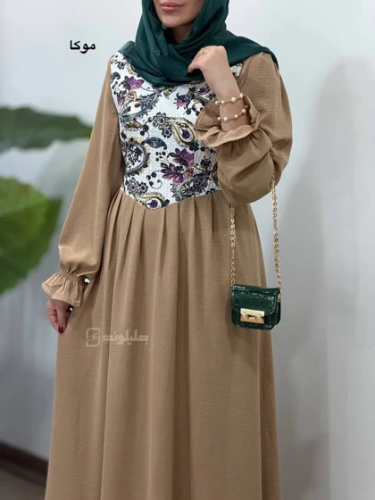 پیراهن مانتویی سوزندوزی آیسو شکوفه