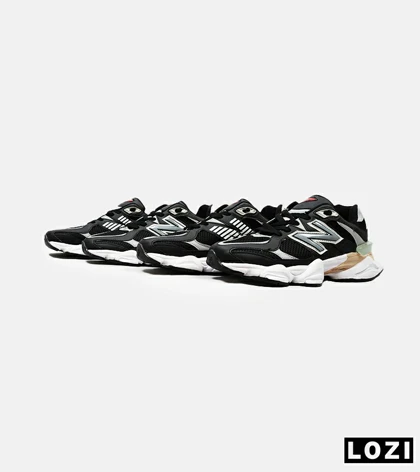 کفش کتانی مردانه و زنانه مشکی طوسی NEW BALANCE 9060 مدل 4972