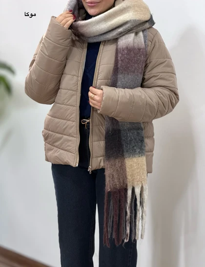 کاپشن زنانه کلاهدار الهه