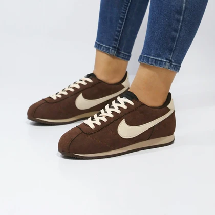 کفش و کتانی زنانه و دخترانه مدل نایک NIKE رنگ قهوه ای کد 41265