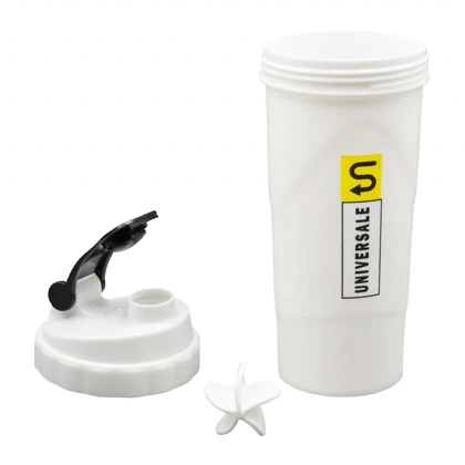 شیکر ورزشی یک تیکه یونیورسیل مدل Ebi رنگی درب ضامنی ظرفیت 0.7 لیتر