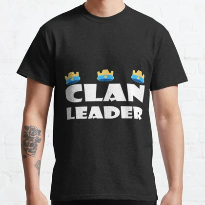 تیشرت با طرح Clash Of Clans Clan Leader کلش اف کلنز