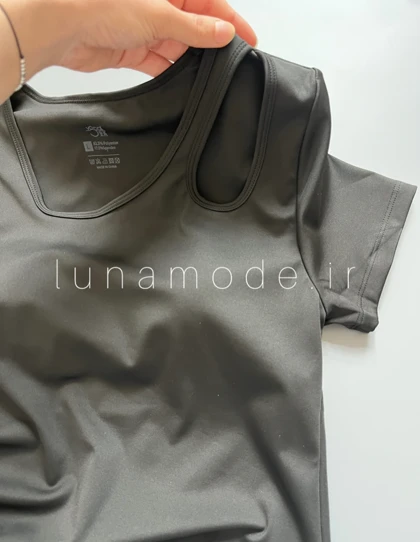 تیشرت ورزشی زنانه یقه اشکی