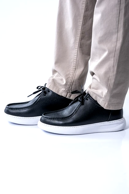 کفش کادیلاک چرم طبیعی بندی مردانه