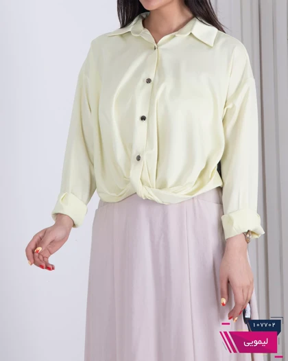 شومیز ساتن گره‌ای TAFFETA