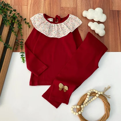 بلوز شلوار کبریتی گلچین