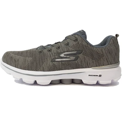 کفش راحتی مردانه اسکچرز مدل Gowalk 3 طوسی با زیره ماساژوری