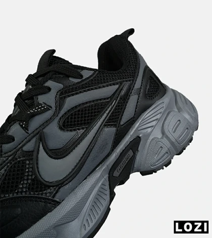 کفش کتانی مردانه و زنانه مشکی خاکستری Nike Cushlon V5K مدل 8825