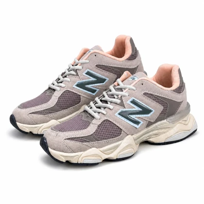 کفش کتانی بزرگ پا مدل نیوبالانس 9060 کرم قهوه ای New Balance 9060