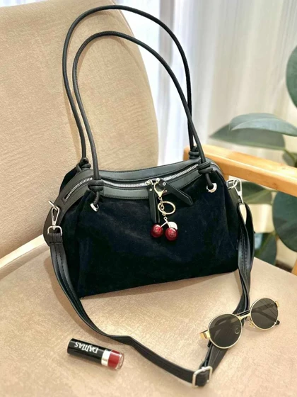 کیف دوشی زنانه جیر مدل نیکا کد EB1038