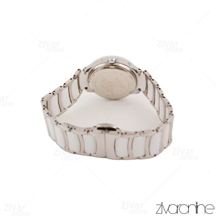 ساعت رادو زنانه سرامیکی دو رنگ سیلور سفید 105577