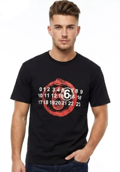 تیشرت چاپ دار NUMBER