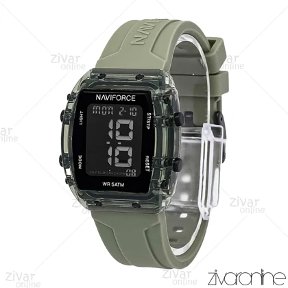 ساعت اورجینال ناوی فورس NaviForce دیجیتالی مستطیلی سبز 106982