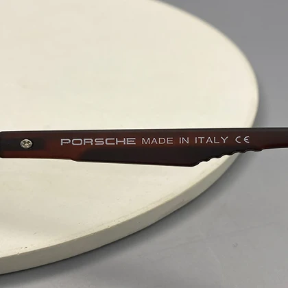 عینک آفتابی پورشه دیزاین با فریم کائوچو و لنز پلی‌کربنات پلاریزه UV400 Porsche Design Polarized