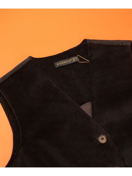 وست زنانه مخمل پاییزی 70102