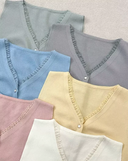 تاپ بافت یقه هفت کد 5449