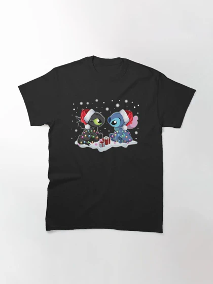 تیشرت لیلو و استیچ | Stitch and Toothless Santa Christmas کد 231317