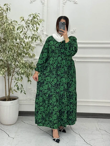 پیراهن ساحلی فلور آتی 6074