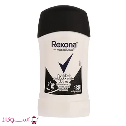 استیک ضدتعریق رکسونا مدل Invisible Black And White حجم 40 میل